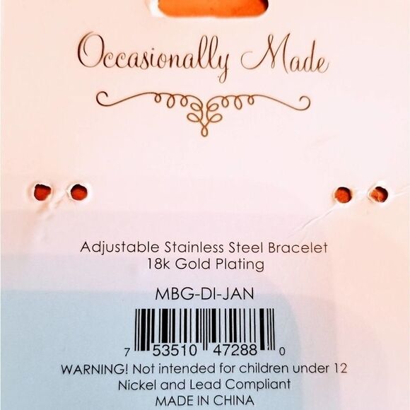 June Soon To Be Mommy Due In Engraved Bracelet NEW Baby Shower Gift! - Picture 5 of 7